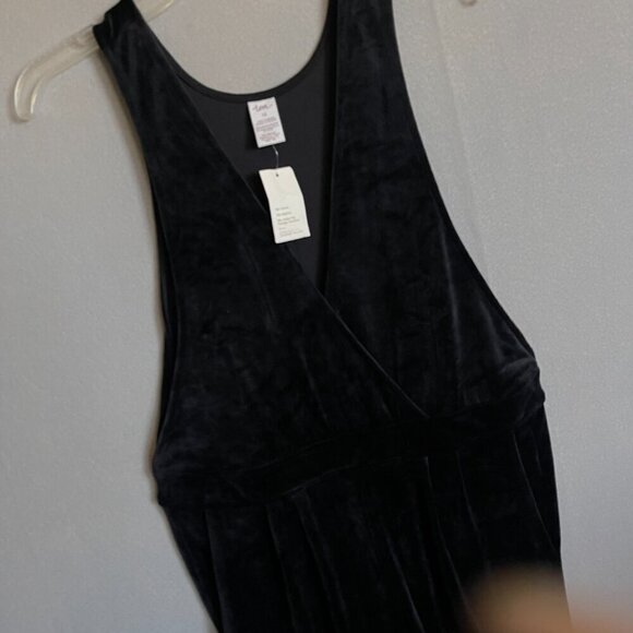 Tea Collection Black Velvet Jumpsuit Pants Girls Size 14 - Picture 5 of 6